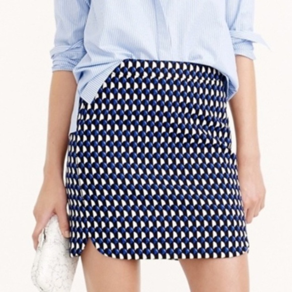 J crew mini-skirt